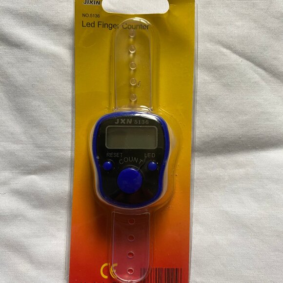 1 LED Finger Tally Counter Digital Electronic Tasbeeh Counter Handheld Religious - Picture 4 of 9